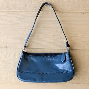 NWOT Wilsons Leather small blue shoulder bag